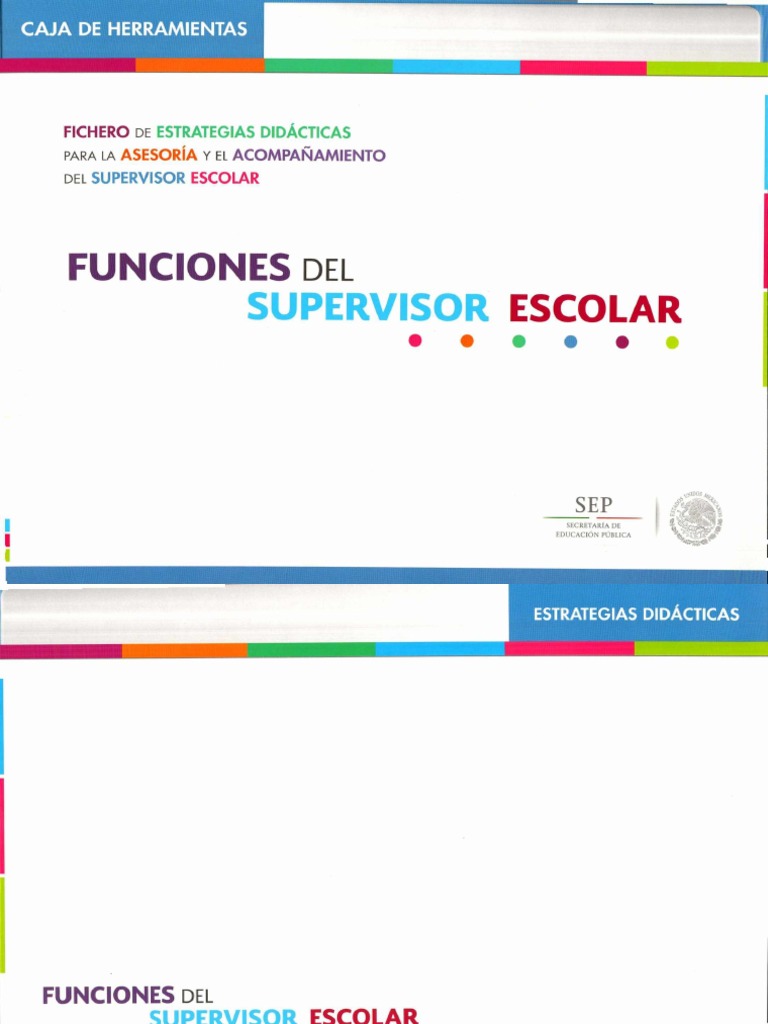Estrategias para Supervisores Escolares | PDF | Maestros | Salón de clases