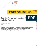Top Tips For Portrait Painting From Artist Isabella Watling