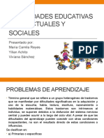 Necesidades Educativas Conductuales y Sociales