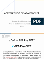 Tutorial APA PsycNET