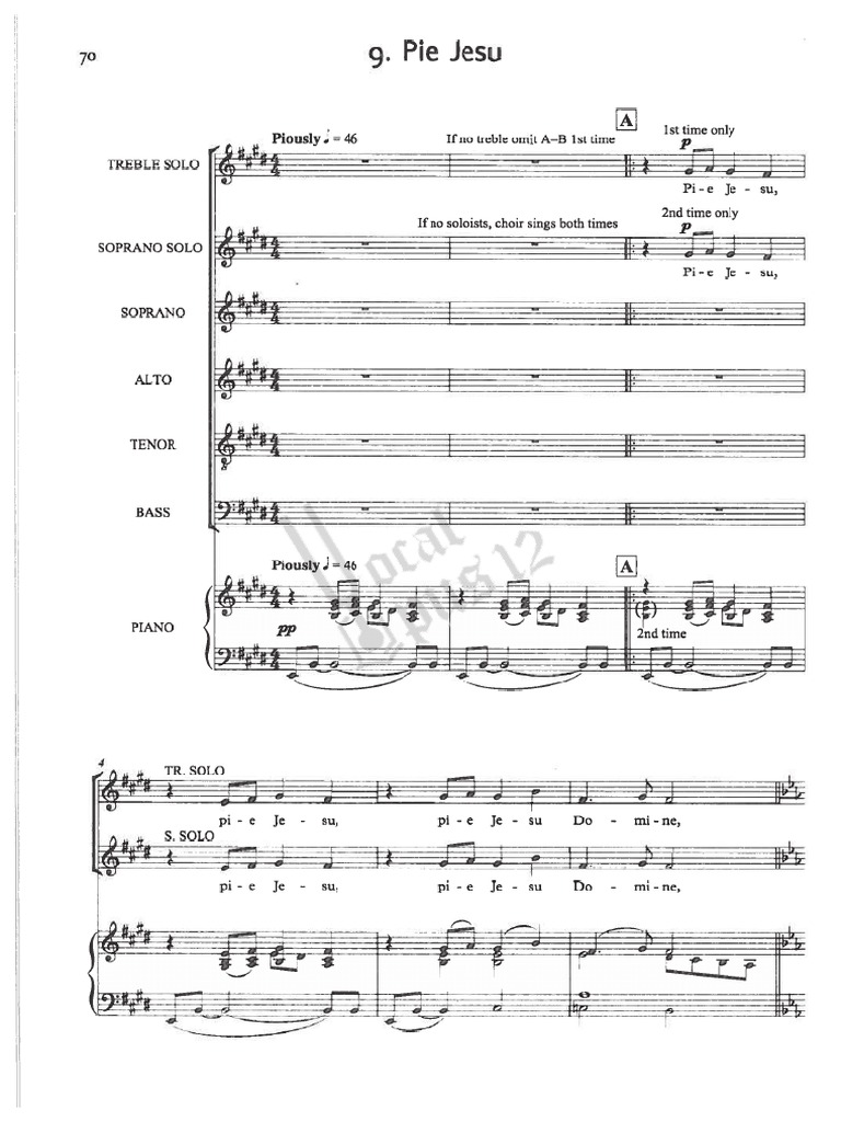 Pie Jesu Jenkins PDF