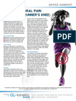 Patellofemoral Pain Syndrome (Runner'S Knee)