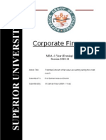 corporate finance