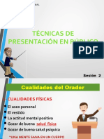 Sesión 2 - Tecnicas de Presentacion