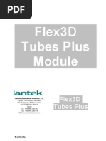 Flex3D Tubes Manufacturing Manual 081208