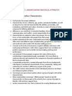 3.1: Diversity and Surface Characteristics: Chapter 3: Understanding Individual Attributes