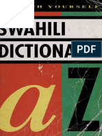Swahili: Dictionary