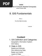 GIS Fundamentals: GS630 Fundamentals of Computer-Assisted Cartography