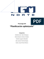 Reporte y Cuestionario Planeación Optimizante