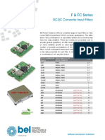 Last Time Buy: DC-DC Converter Series Tested With Filter Model Numbers