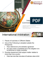 International Commercial Arbitration