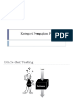 3 Kategori Pengujian Perangkat Lunak