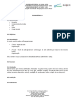 Ensino de Filosofia no Ensino Médio: Plano de Aula para Especialização UFBA