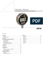 Operation Manual: For XP2i Digital Test Gauge (Standard and Dual-Display (DD) )