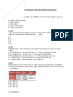 Kumpulan Soal Ulangan Harian Bab Hukum Dasar Kimia