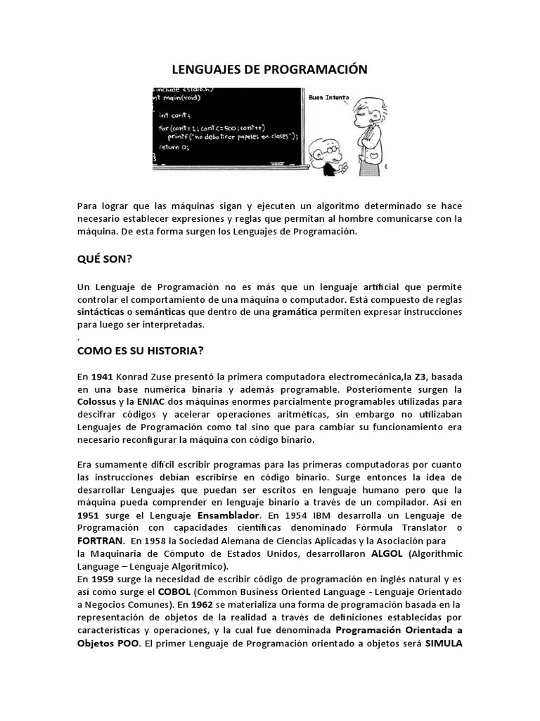 Lenguaje JAVA | PDF | Java (lenguaje de programación) | máquina virtual ...