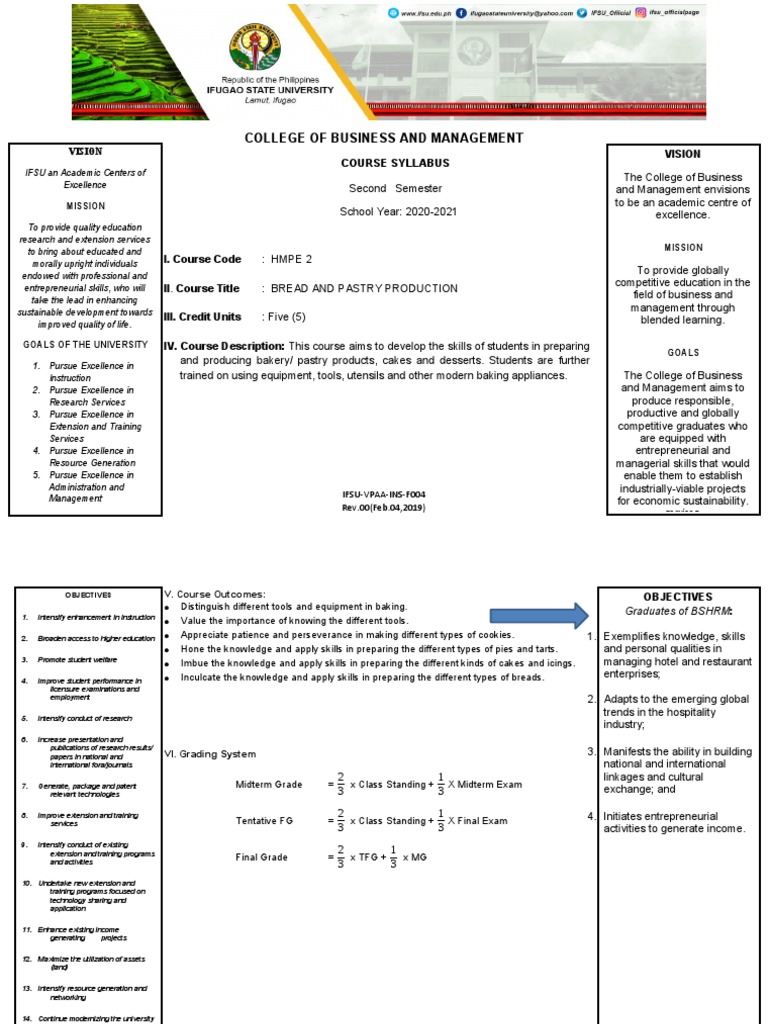 PASTRY BAKING 2021 Revised Syllabus PDF Cakes Breads