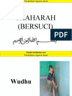 Thaharah - Wudhu, Tayammum Dan Mandi Besar.