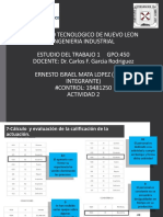 Calificación de Actuación y Cálculo de Tiempo Estándar ERNESTO MATA