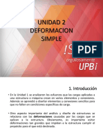 Unidad 2 - Deformacion Simple