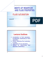 Lecture 7 Fluid Saturation - COMPLETED