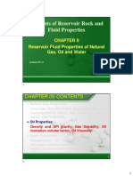 Reservoir Fluid Properties of Natural Gas, Oil and Water