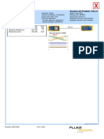 ID. Cable: D-72 Sumario de Pruebas: FALLO: Limite de Prueba: TIA Cat 6 Perm. Link