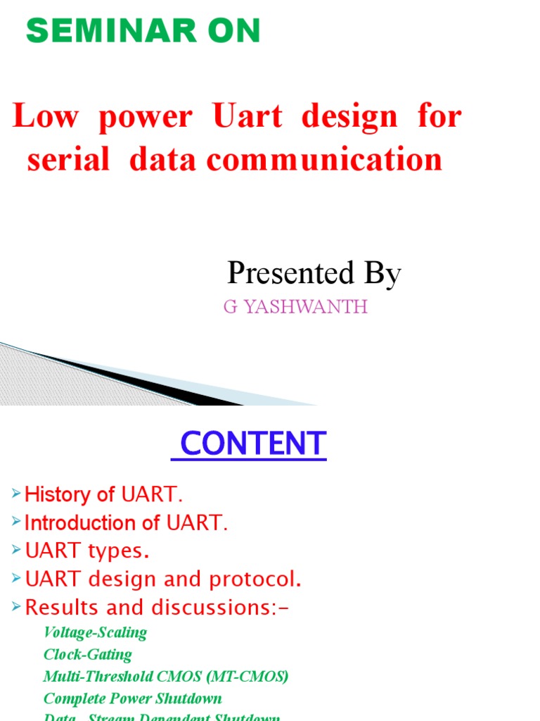 Low Power UART Design Overview | PDF | Computer Engineering | Computing