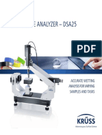 Drop Shape Analyzer - Dsa25: Accurate Wetting Analysis For Varying Samples and Tasks