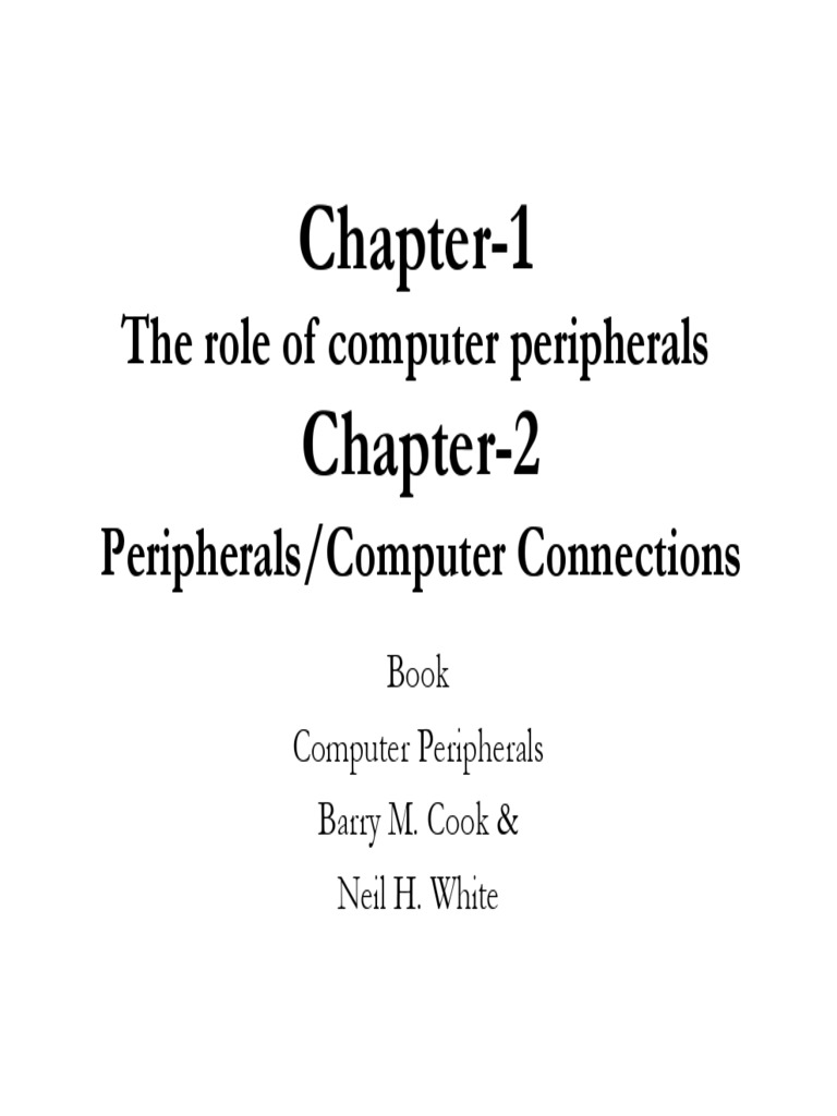 An Introduction to Computer Peripherals: Their Role, Connections, and ...
