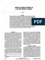 Atmospheric Corrosion Products On Al, ZN, and Aizn Metallic Coatings