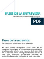 Fases de La Entrevista