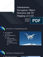 Autonomous Navigation, Object Detection and 3D Mapping On UAV