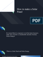 How to make a Solar Panel
