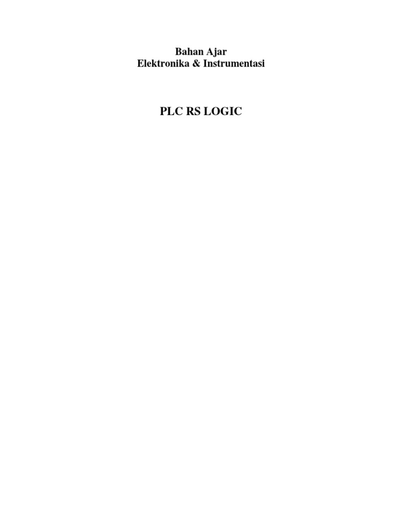 Panduan Praktis RSLogix untuk PLC | PDF