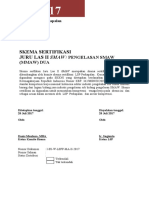 Skema Pengelasan Smaw II - LSP Perkapalan