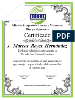 Certificado MAAM Correcto.