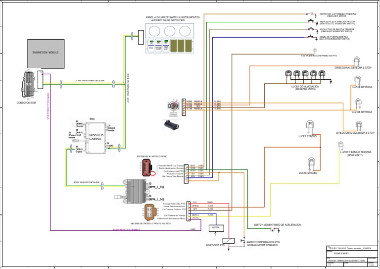 PLANO ELECTRICO WorkStar INTERNATIONAL TRANS MECANICA | PDF