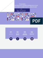 Presentation Penerapan Sistem Manajemen Kesehatan Dan Keselamatan Kerja (Smk3) Di Pt. Ahmadaris