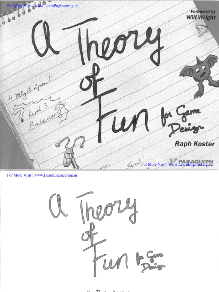 Raph Koster - A Theory of Fun For Game Design | PDF