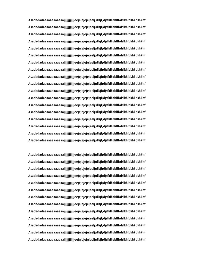 Text Repetition Analysis Document | PDF