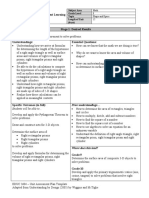 ED 3604 - Evaluation of Student Learning Unit Assessment Plan