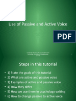 Use Active Voice Guide