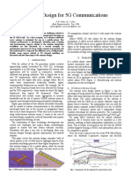 Antenna Design For 5G Communications: Abstract - This Paper Discusses Various Challenges Related To