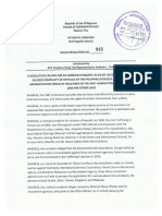 House Inquiry On The Alleged Complicity of Officials of The POEA in Violations of Anti-Human Trafficking Act of 2003 and Other Laws