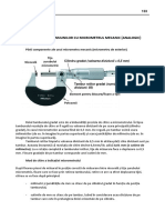 Masurarea Dimensiunilor Cu Micrometrul Mecanic