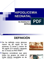 Hipoglicemia Neonatal