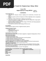 DSP(18EC52) Course File Planning