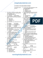 D 71 Model Test Paper of Post Basic Nursing Entrance Aiims 2020
