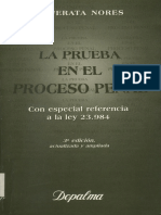 117318075 Prueba en El Proceso Penal de Jose Cafferata Nores